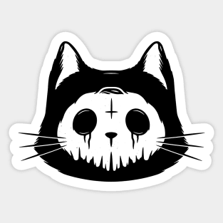 Goth Kitty Sticker